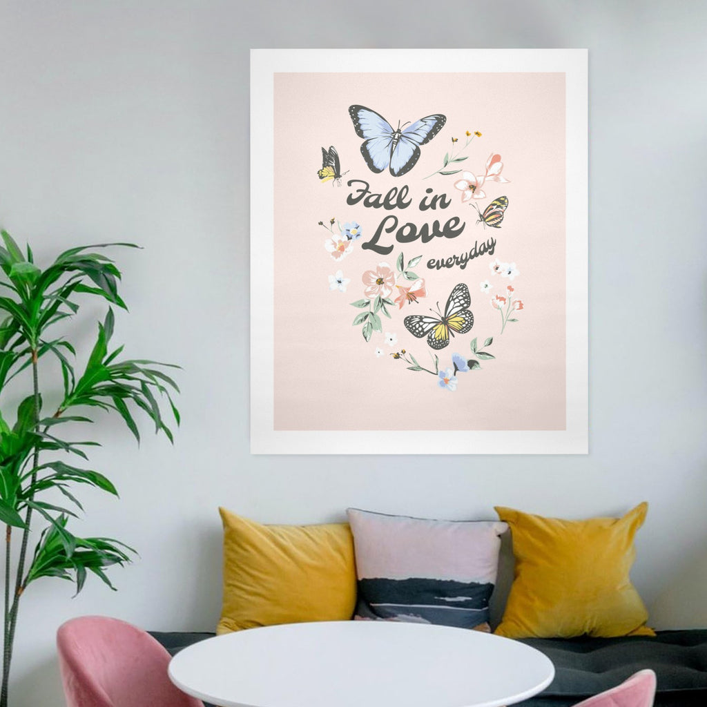 20"x24" Fall In Love Wall Art