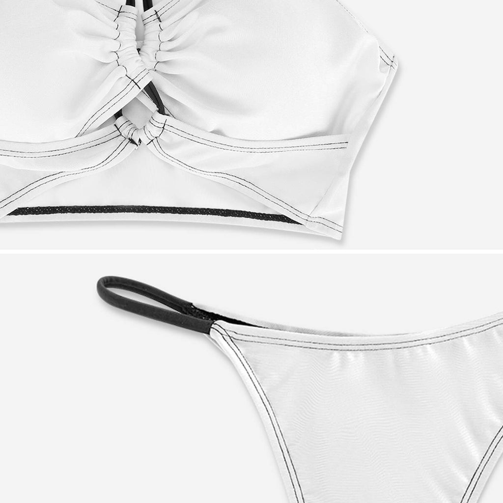 Black And Pink Ombre Bikini