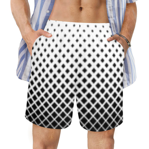 Black Fade Beach Shorts