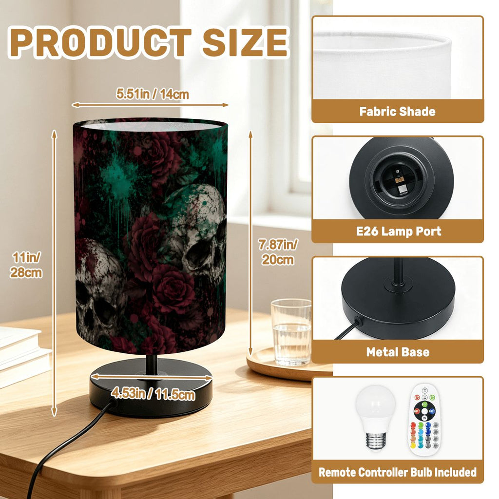 Wicked Beauty Cylinder Table Lamp