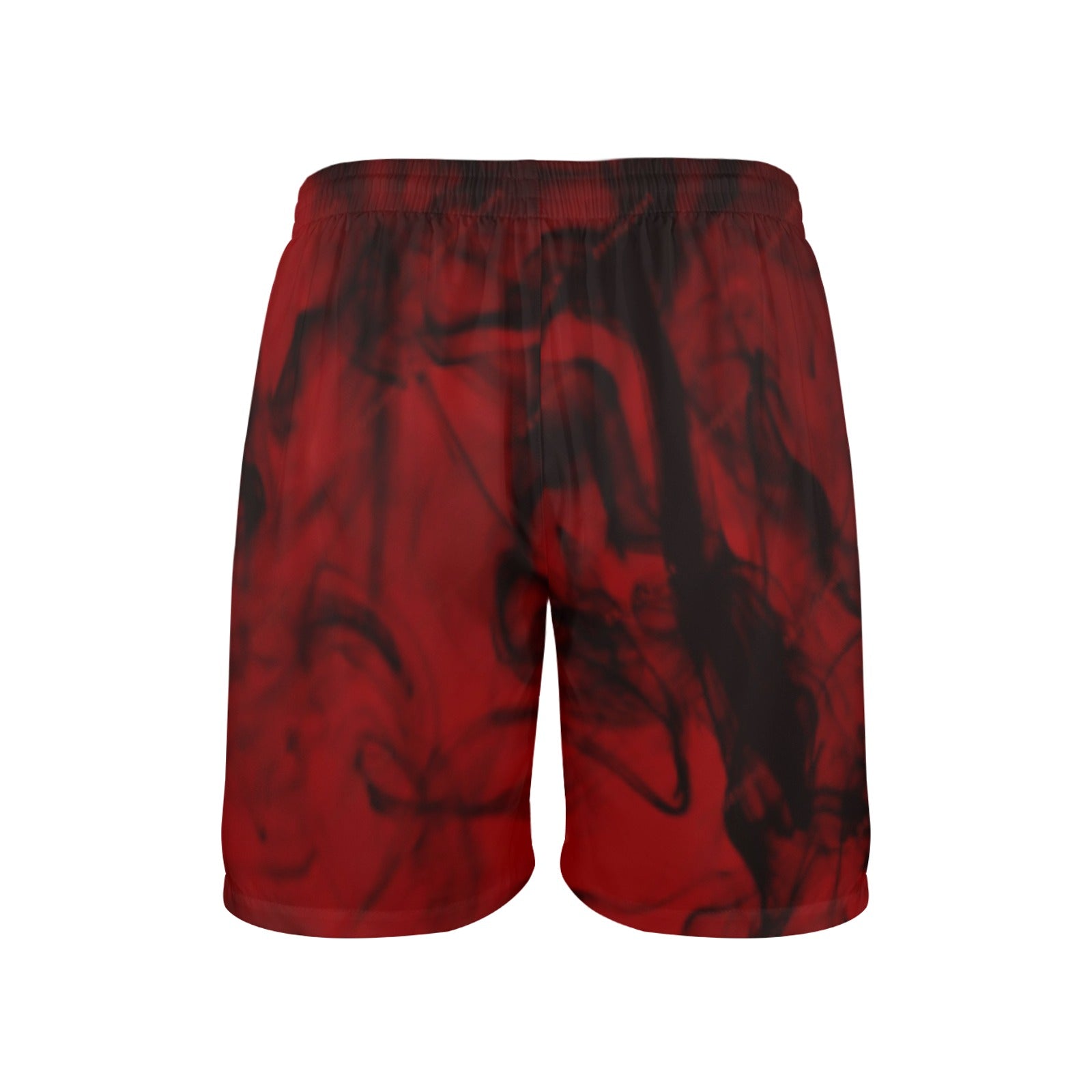 Mens Fire Red Board Shorts