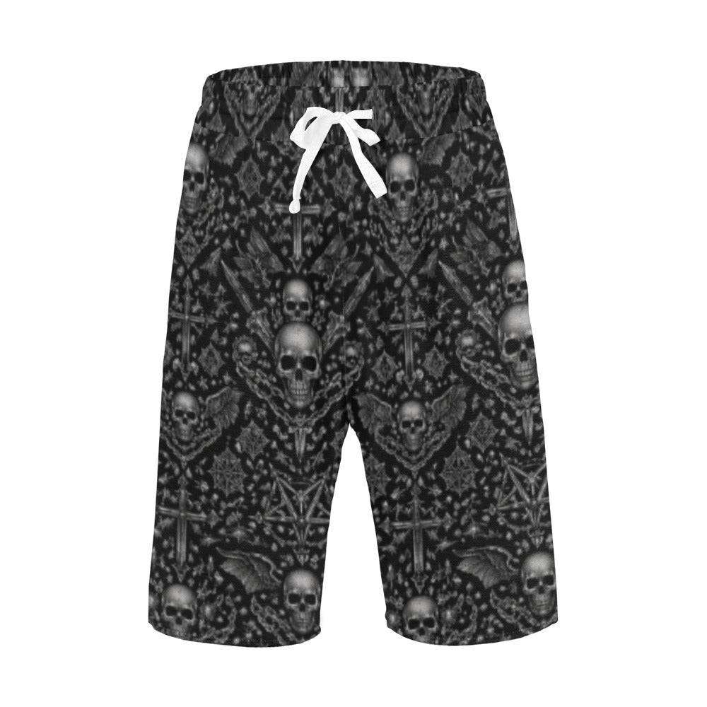 Black Steel Lounge Shorts