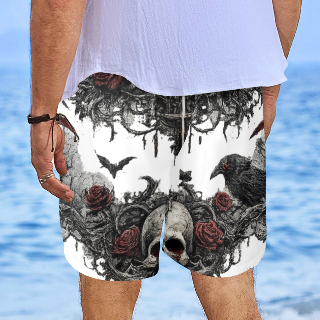 Grim Raven Beach Shorts