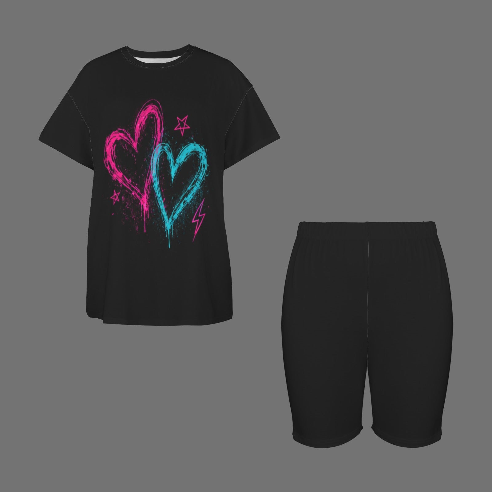 Rebel Hearts Short Set