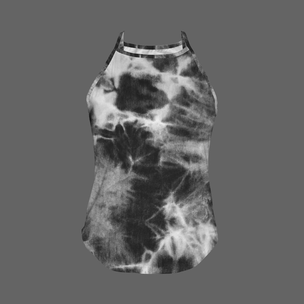 Black Tye Dye Tank