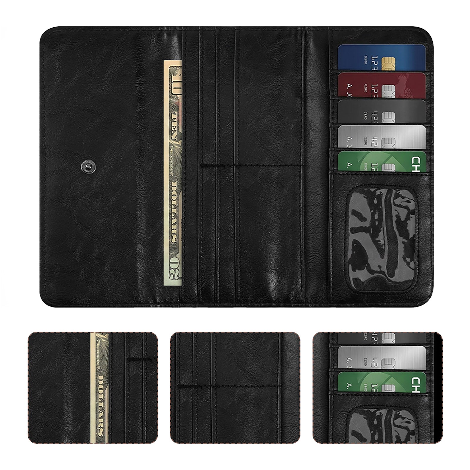 Web Of Hearts Foldable Wallett