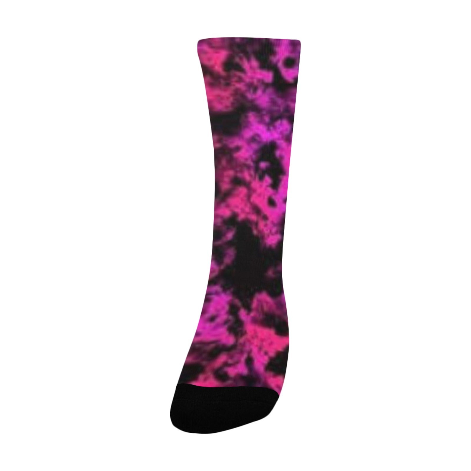 Electric Pink Tye Dye Socks