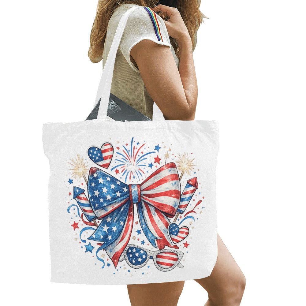 Red White and Cute Tote