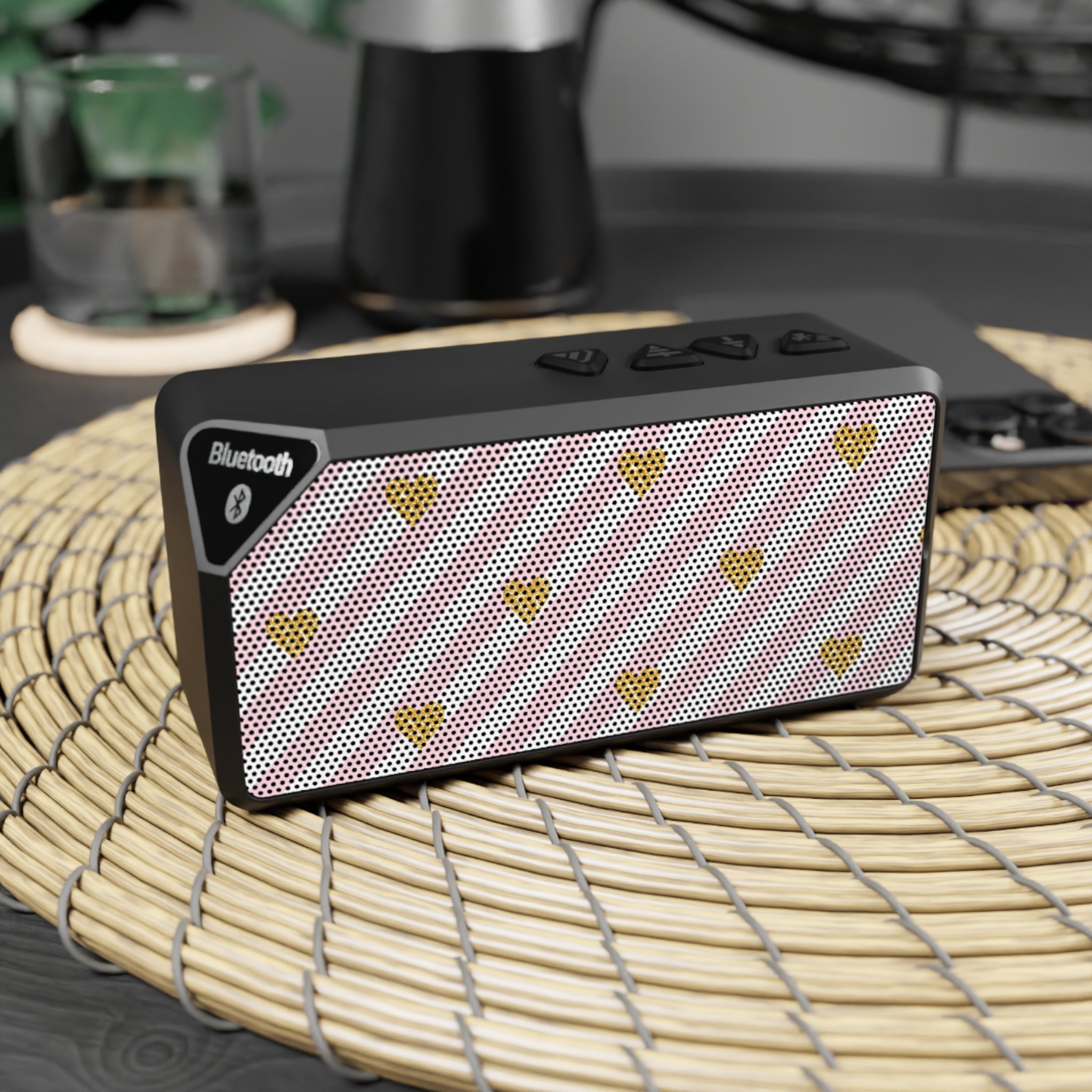 Pink Luxe Portable Bluetooth Speaker