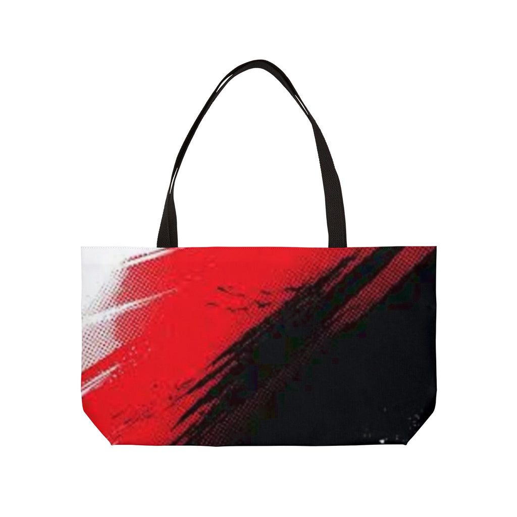 Red Line Weekender Tote Bag