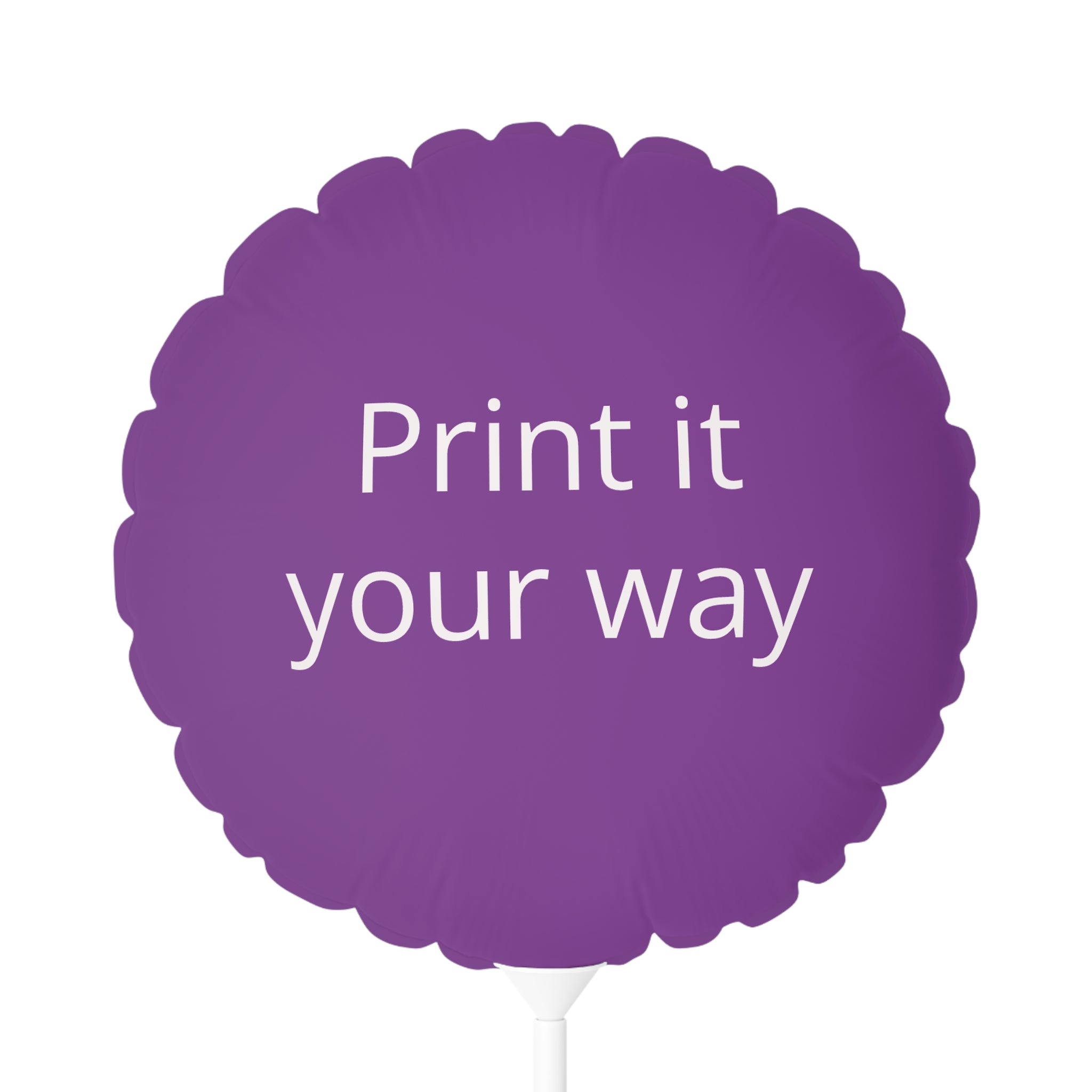 Personalized  11" Round Mylar Balloon