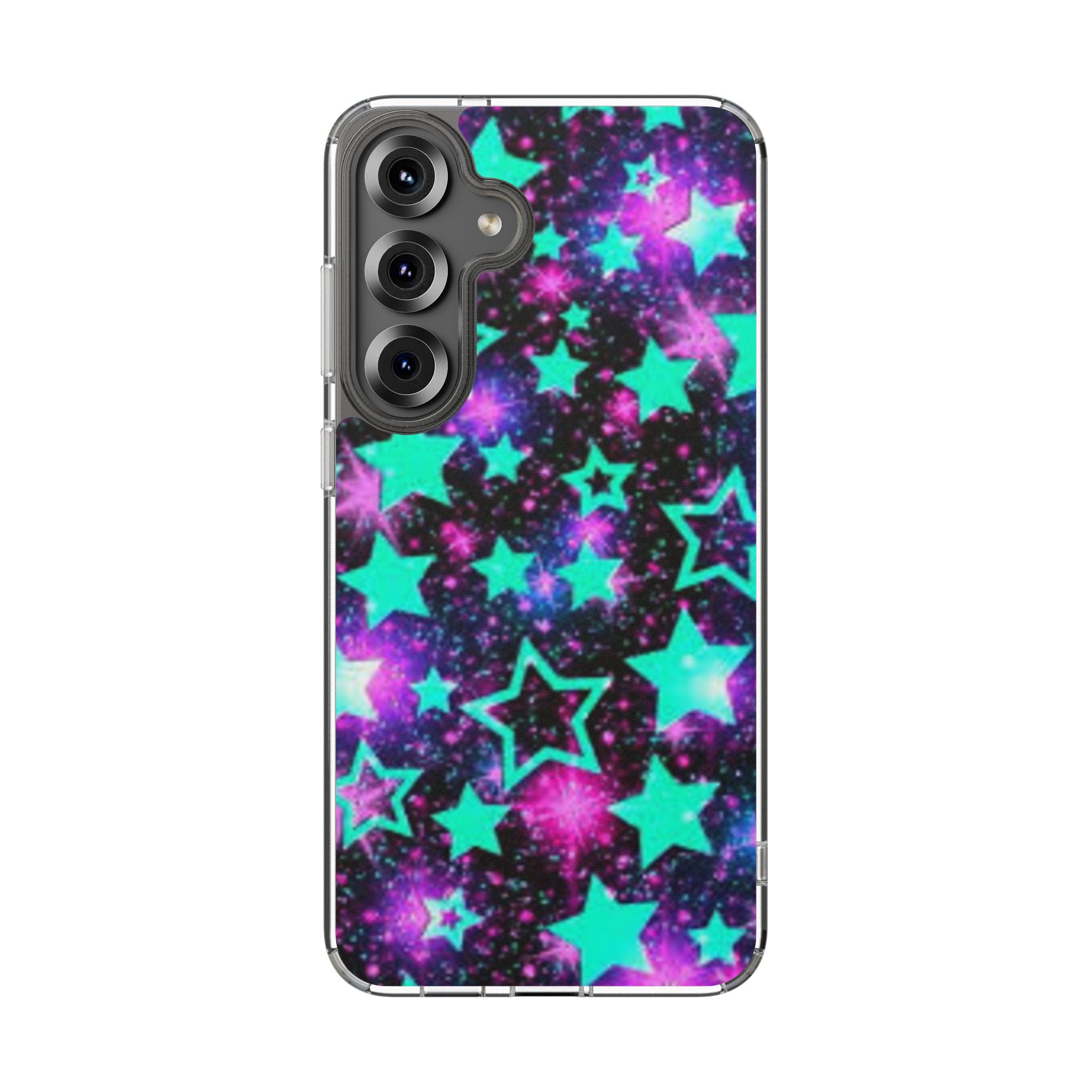 Teal Galaxy Impact-Resistant Phone Case