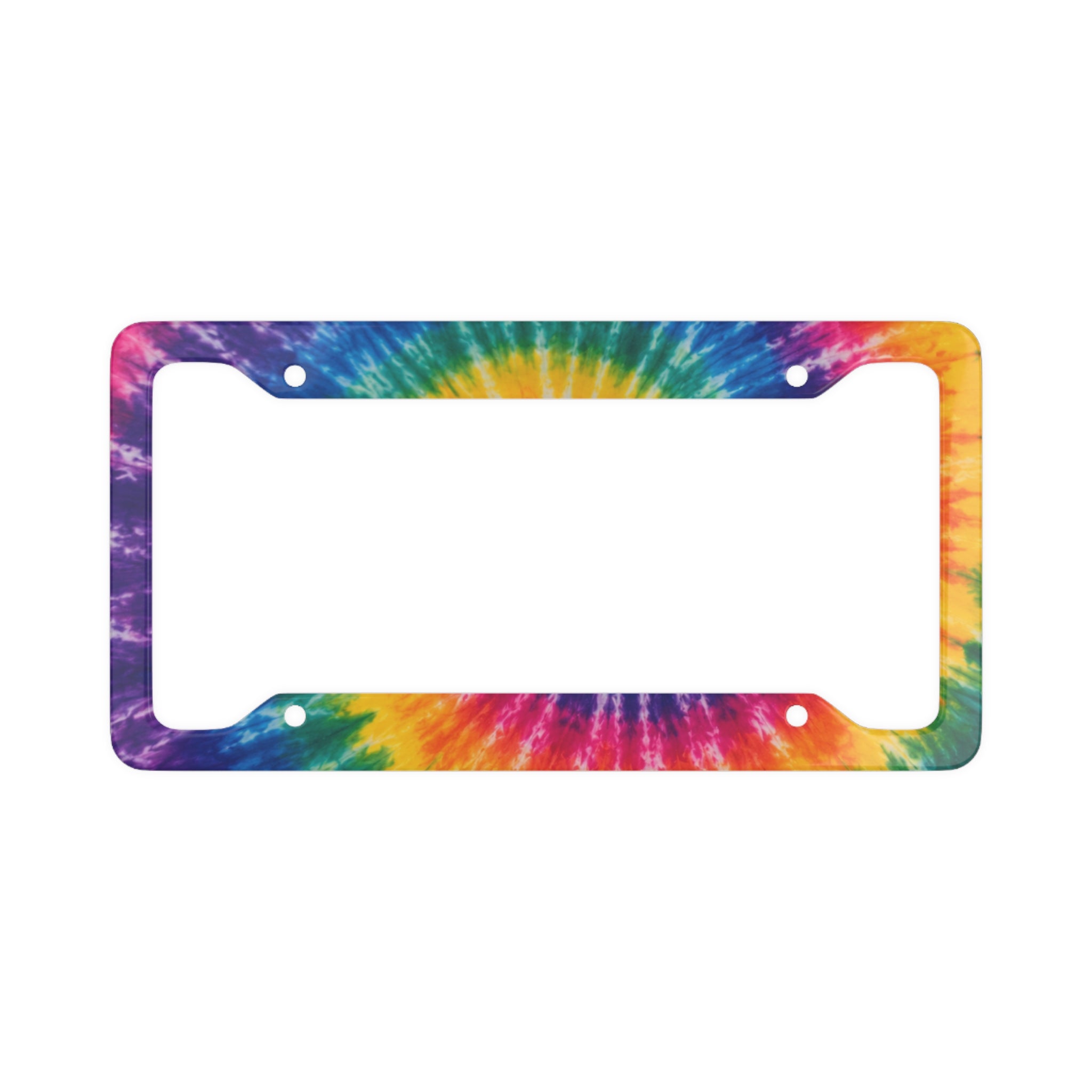 Groovy License Plate Frame
