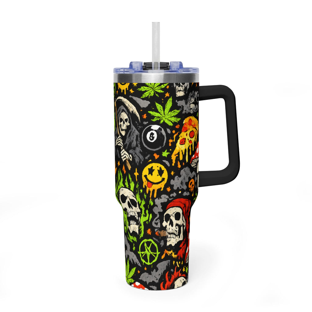 Skull Static 40oz Vacuum Insulated Tumbler