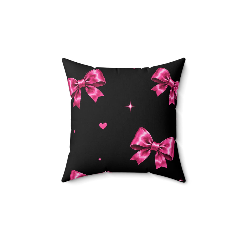 Bow Babe Throw Pillow