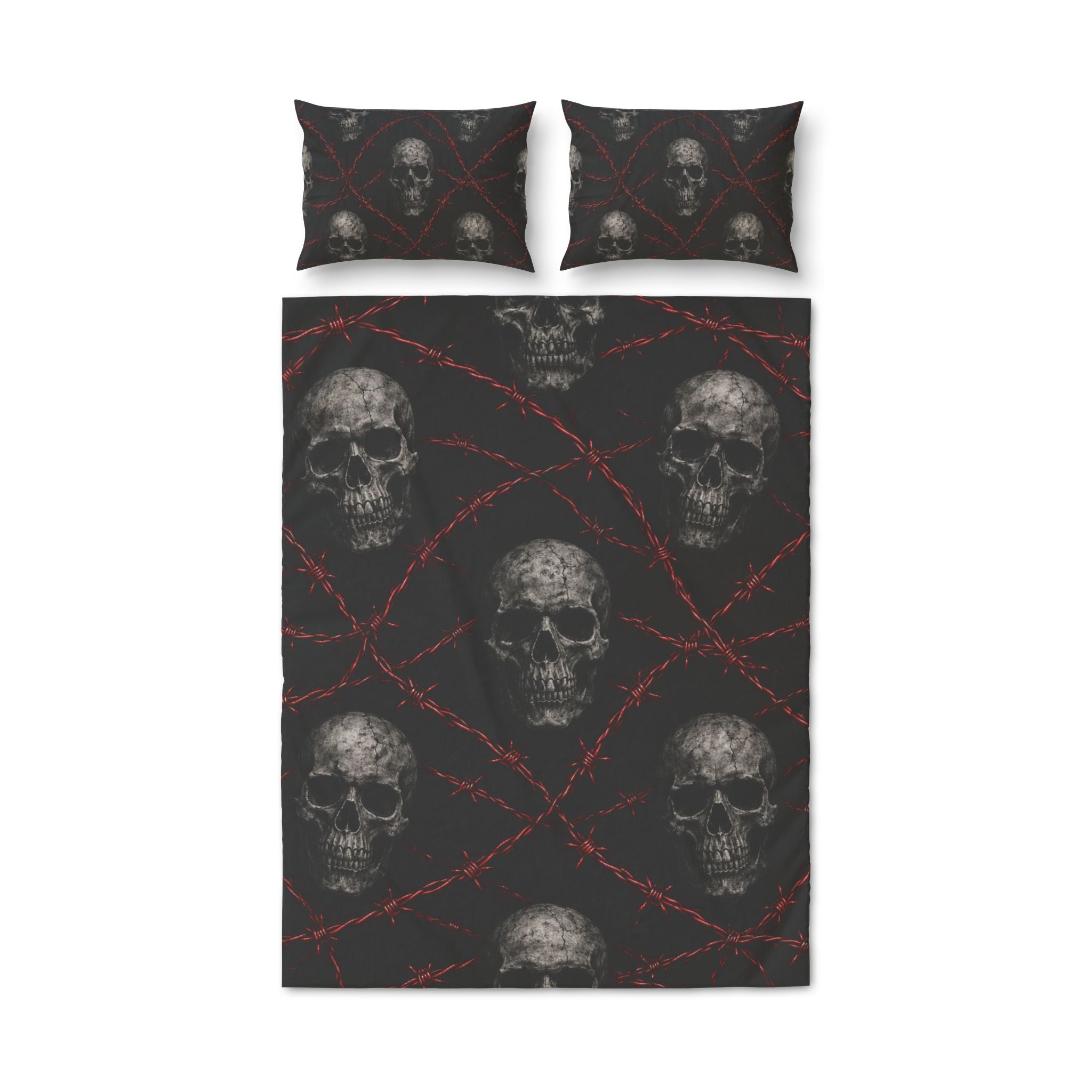 Crimson Coil 3pc Quilt Cover Set