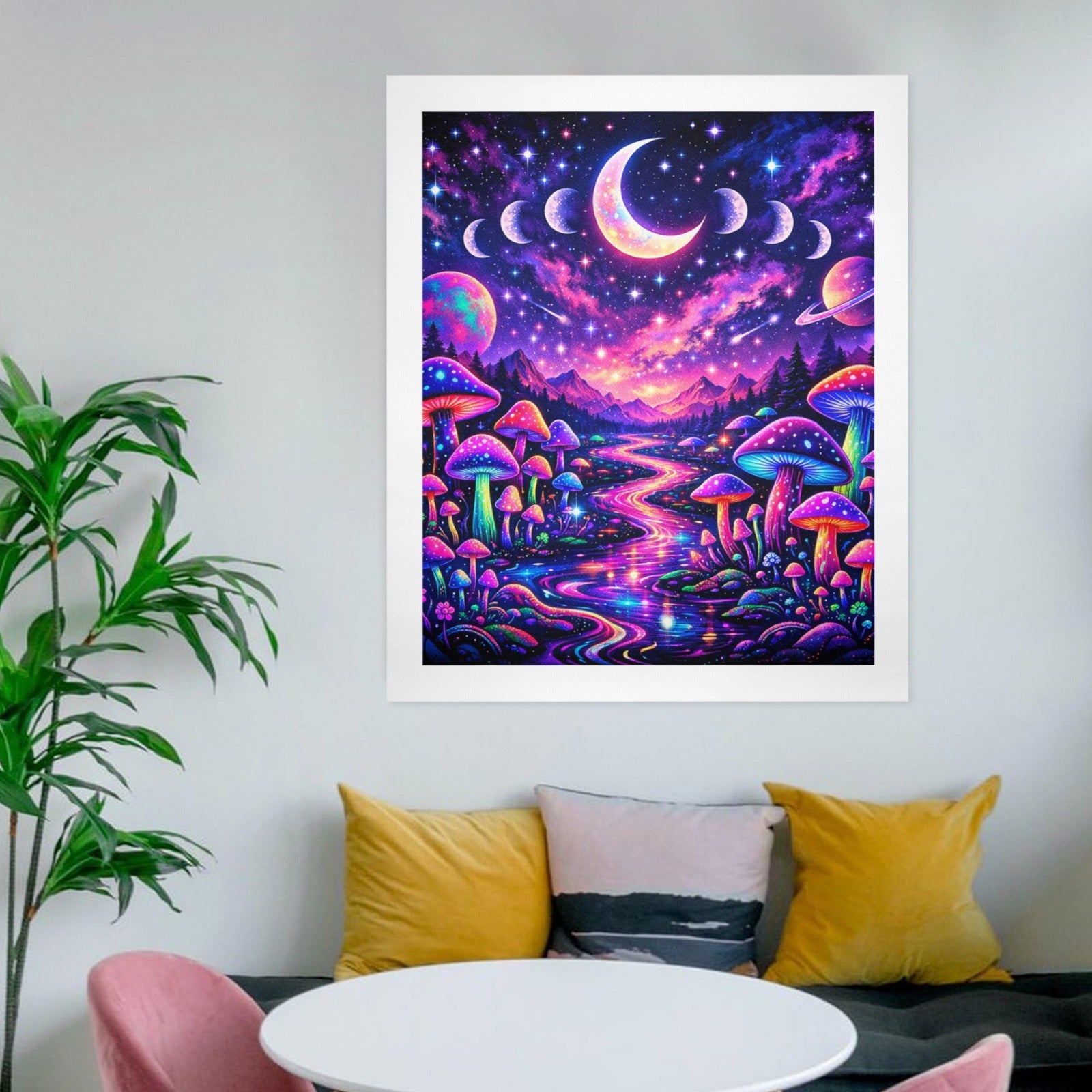 20"x24" Glow Moon Wall Art