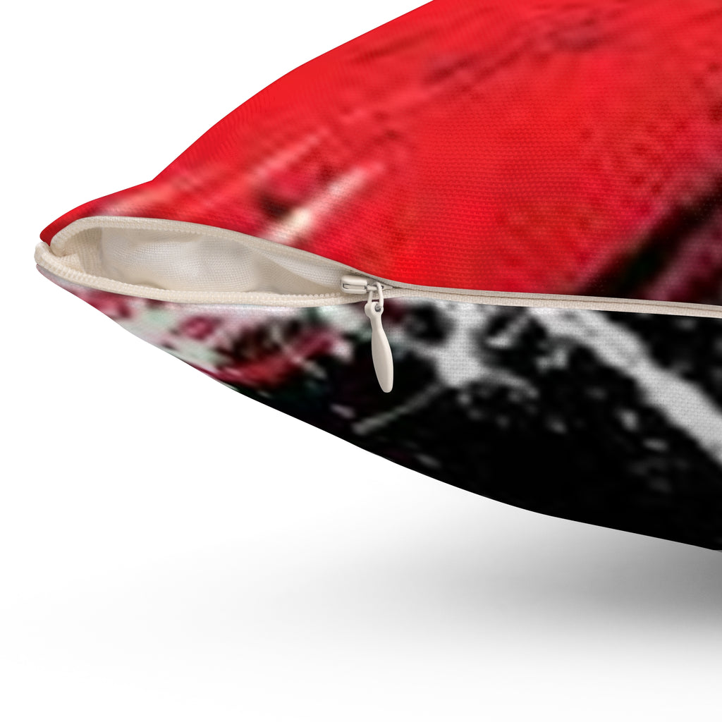 Redline Throw Pillow