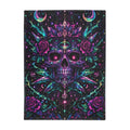 Toxic Skull Plush Fleece Blanket