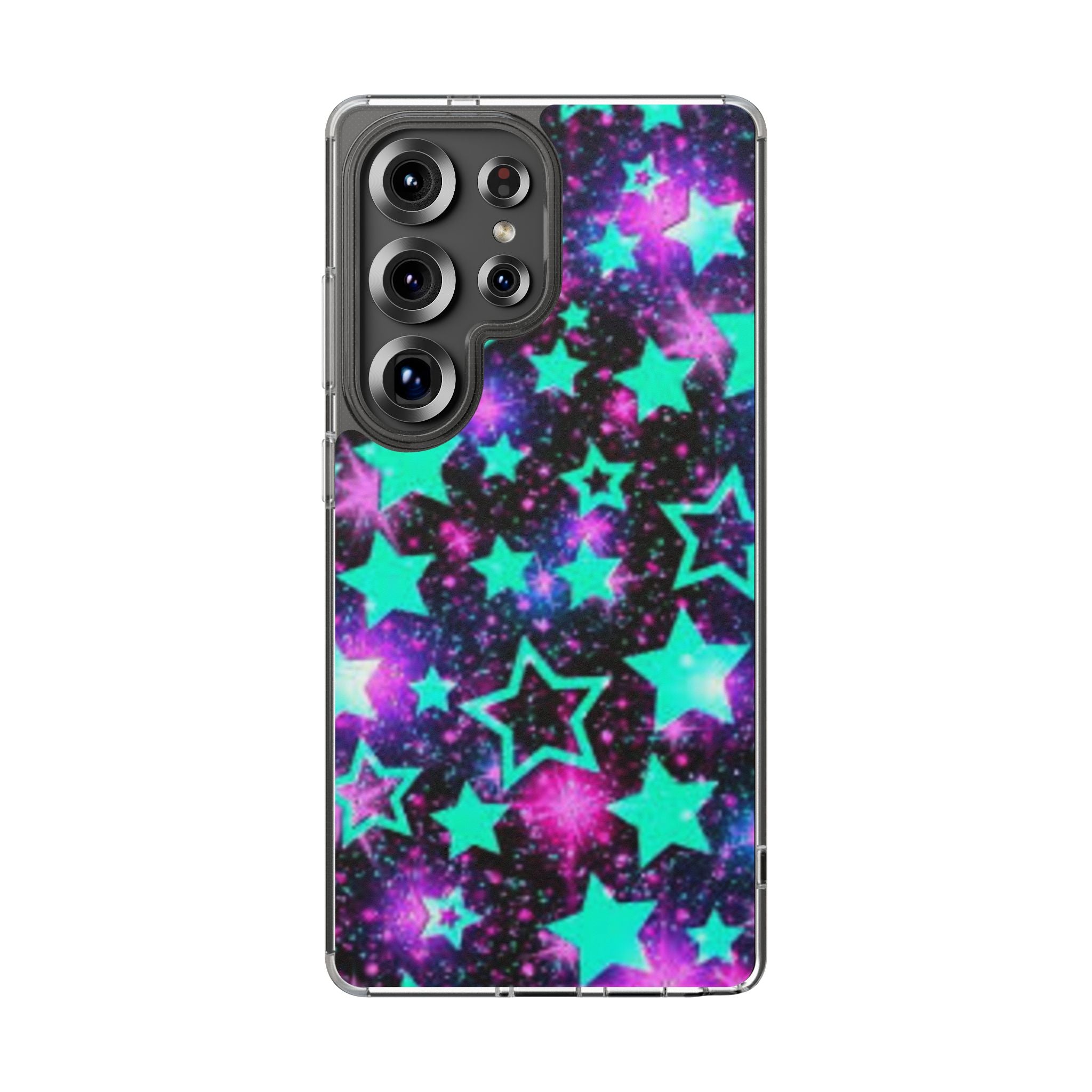 Teal Galaxy Impact-Resistant Phone Case