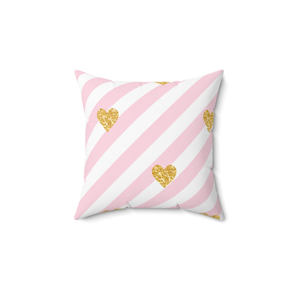 Pink Luxe Throw Pillow