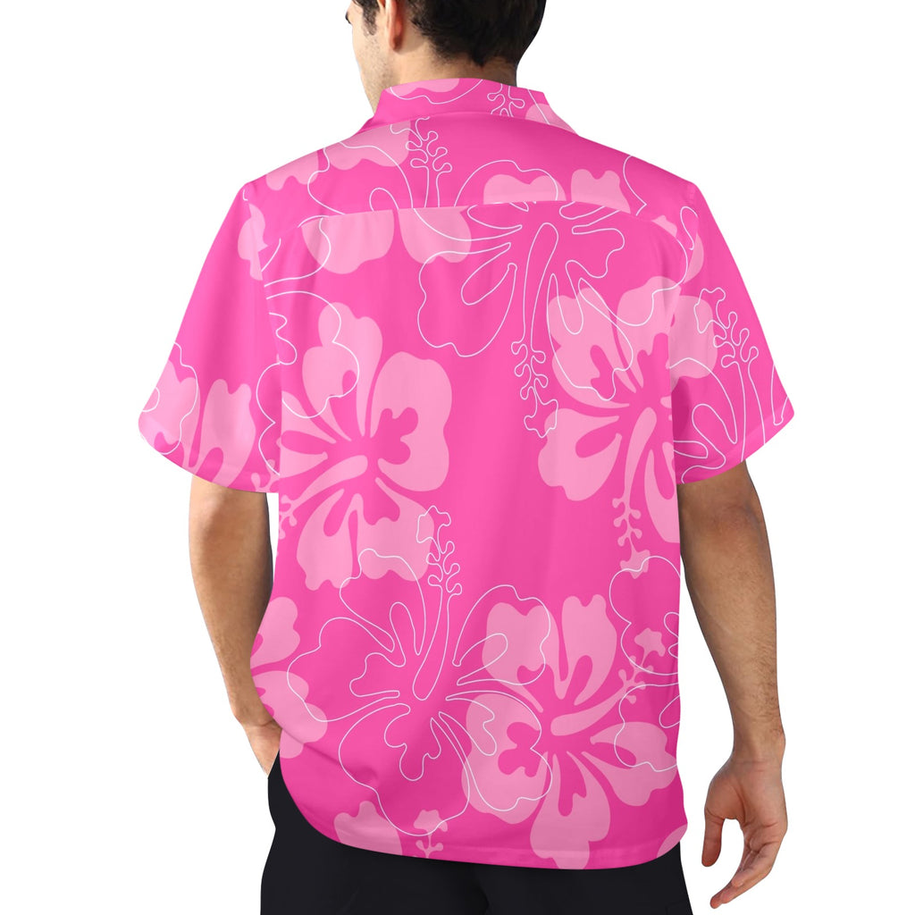 Tropical Pink Hawiann Shirt