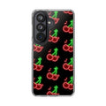 Neon Cherry Phone Case — Impact-Resistant Phone Case