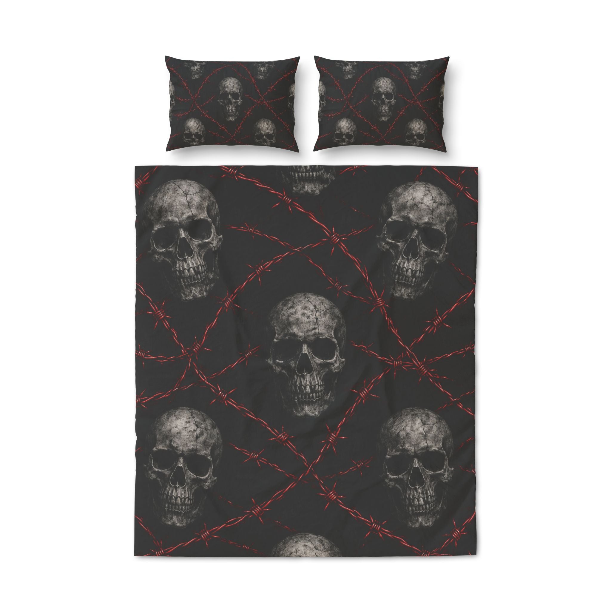 Crimson Coil 3pc Quilt Cover Set