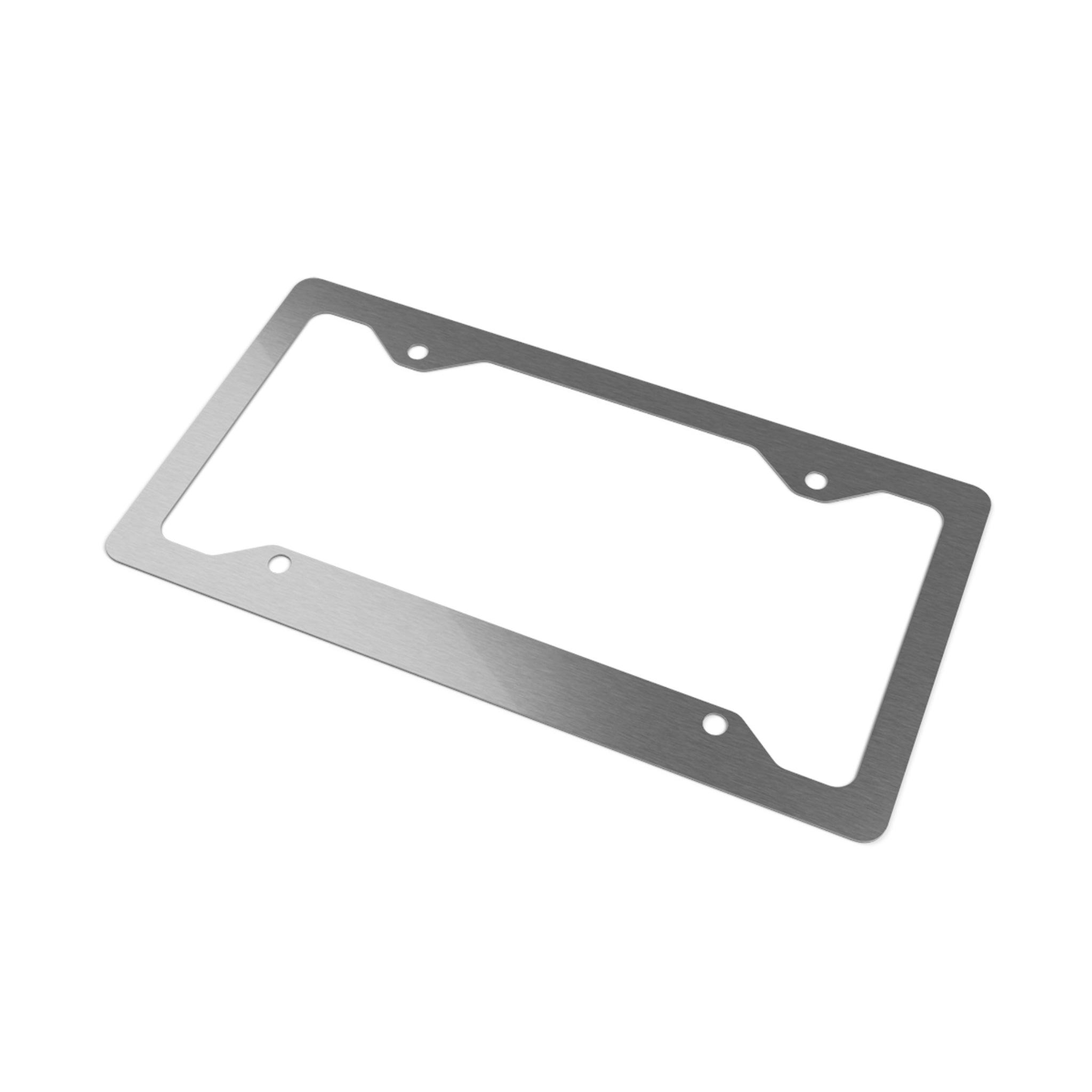 Ombre Bloom Metal License Plate Frame
