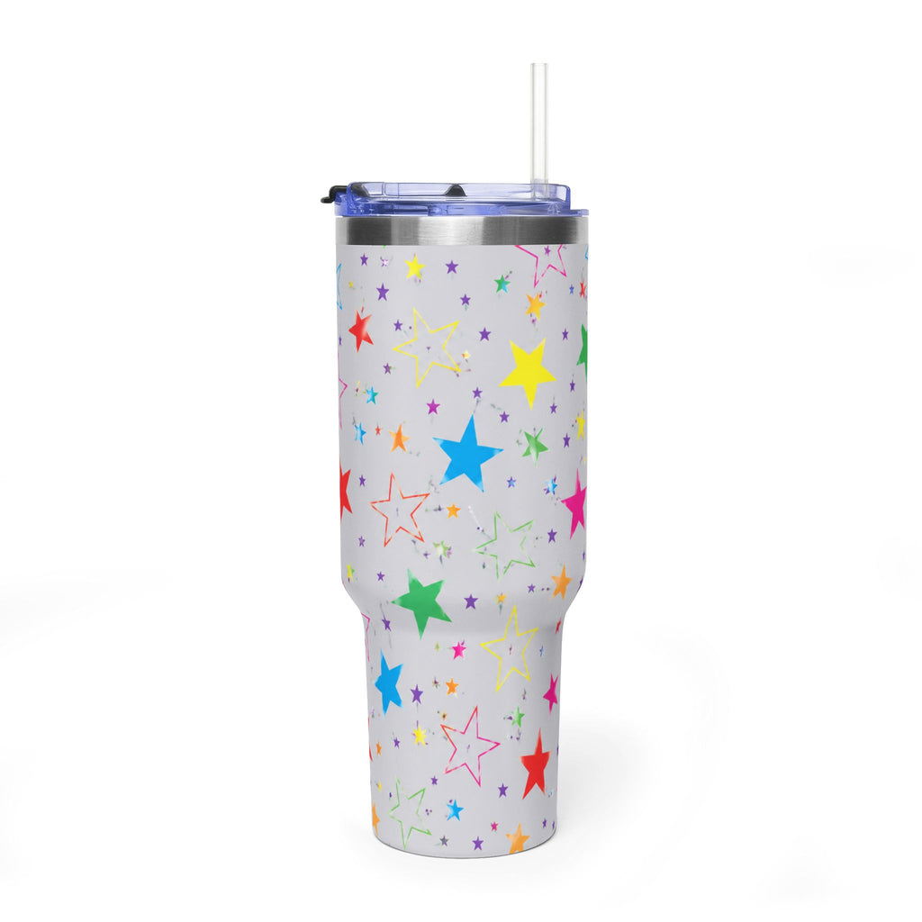 Neon Star Burst 40oz  Vacuum Insulated Tumbler