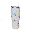 Neon Star Burst 40oz  Vacuum Insulated Tumbler