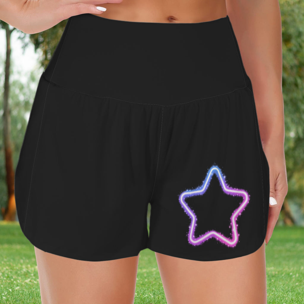 Glowing Star Athletic Shorts