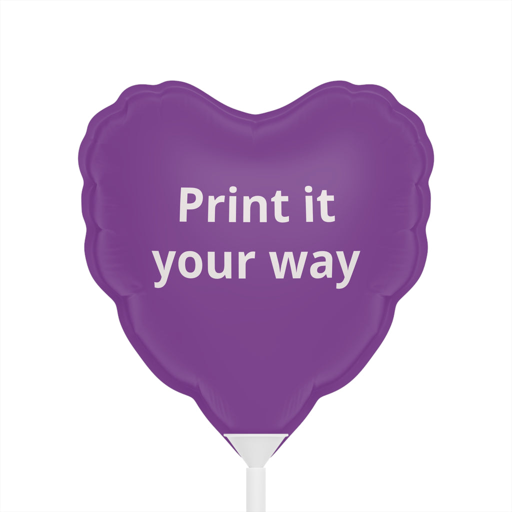 Personalized Custom 6" Heart Balloons