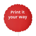 Personalized 11" Custom Red Foil Balloon