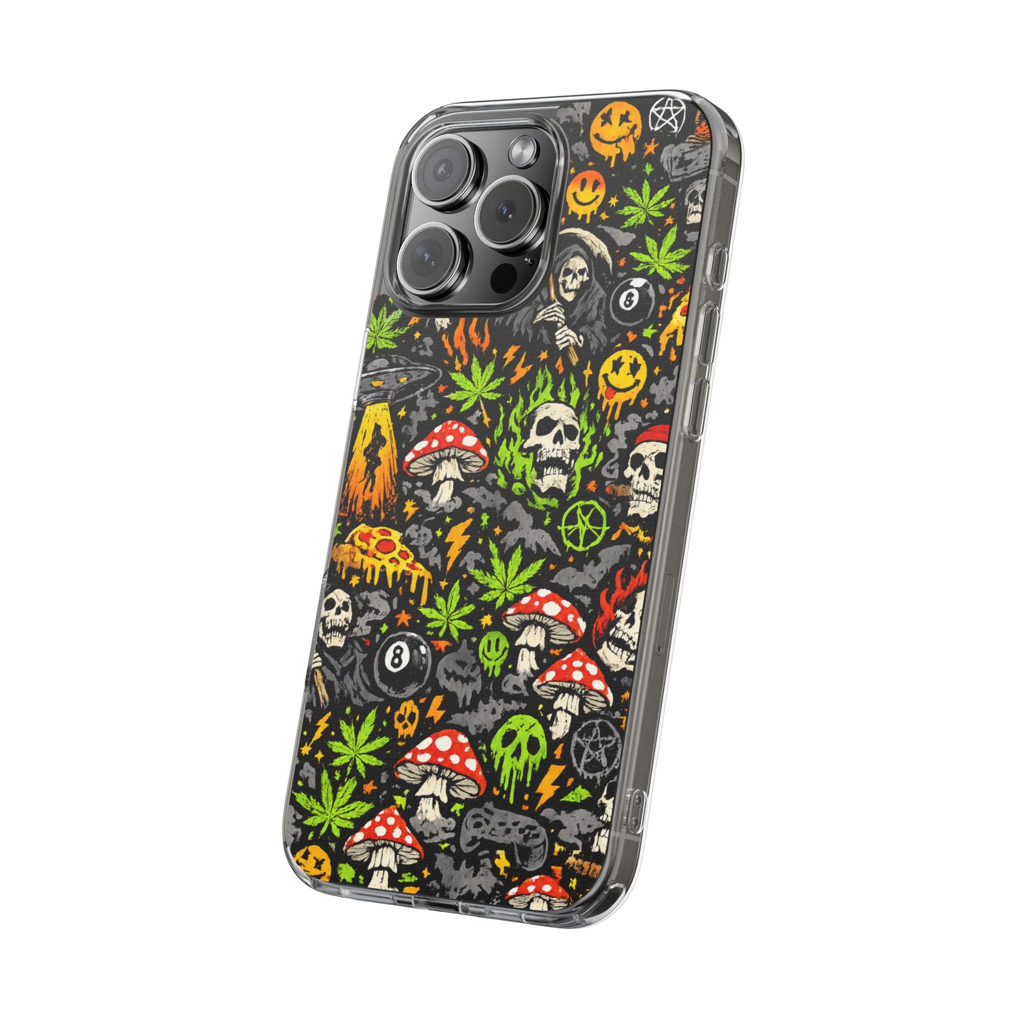 Skull Static Impact-Resistant Phone Case