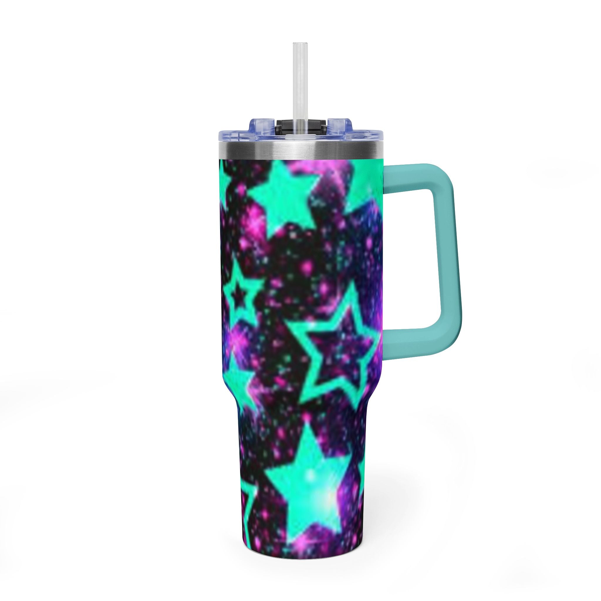 Teal Galaxy Vacuum Insulated 40oz Tumbler