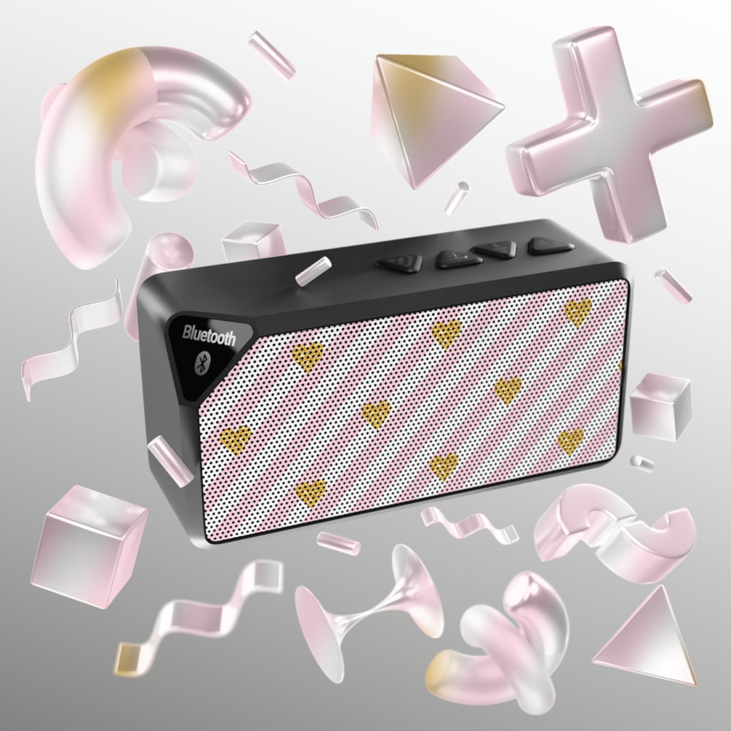 Pink Luxe Portable Bluetooth Speaker