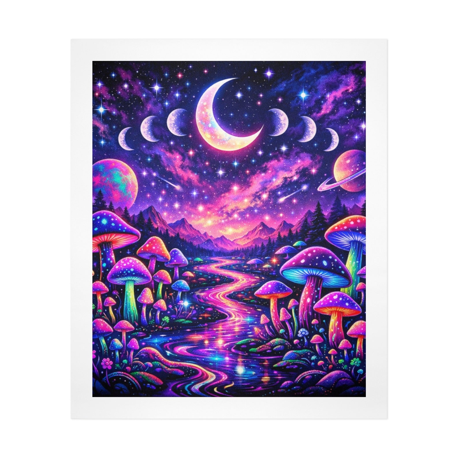 20"x24" Glow Moon Wall Art