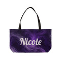 Personalized Smokey Violet Weekender Tote