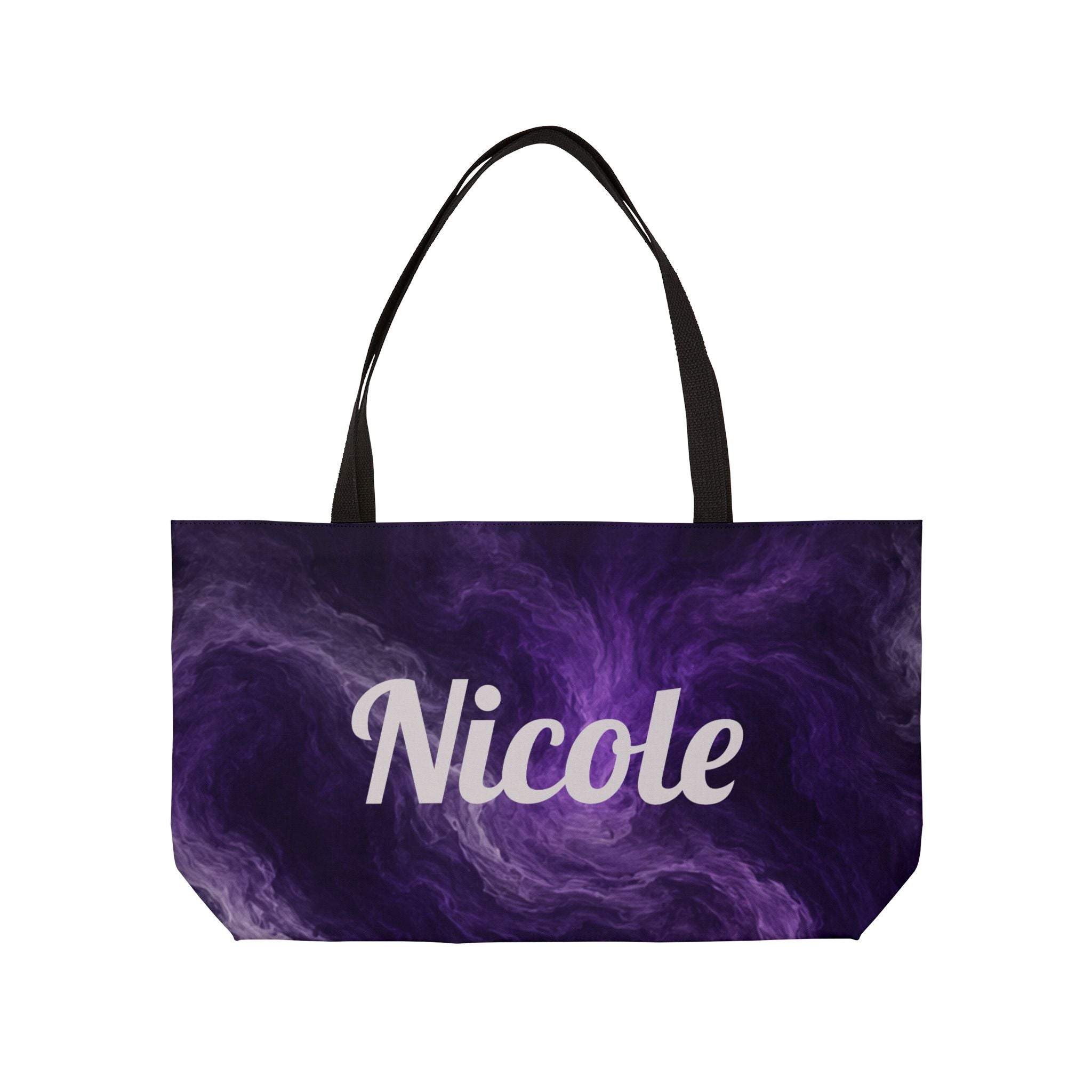 Personalized Smokey Violet Weekender Tote