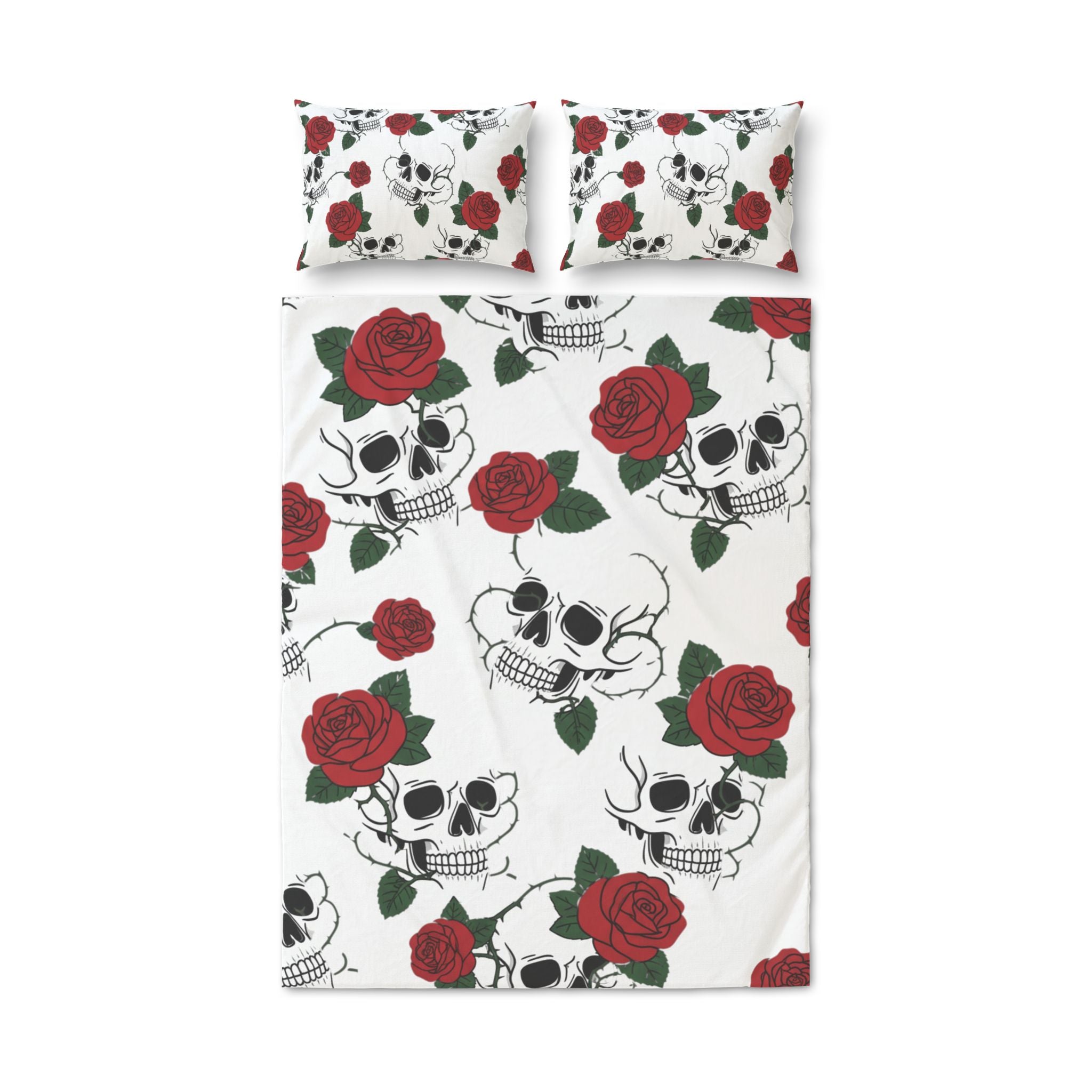 Lovely Skull 3pc Quilt Cover Set
