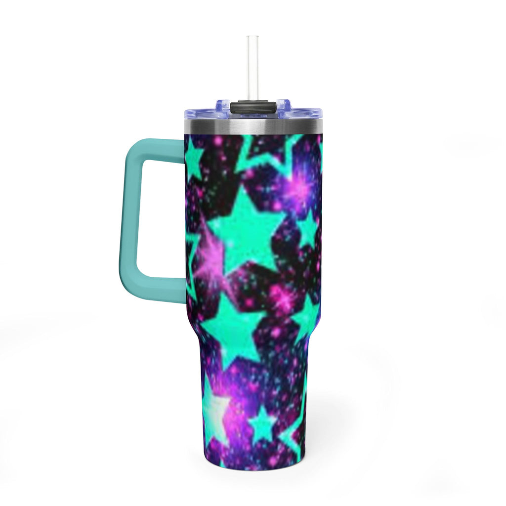 Teal Galaxy Vacuum Insulated 40oz Tumbler