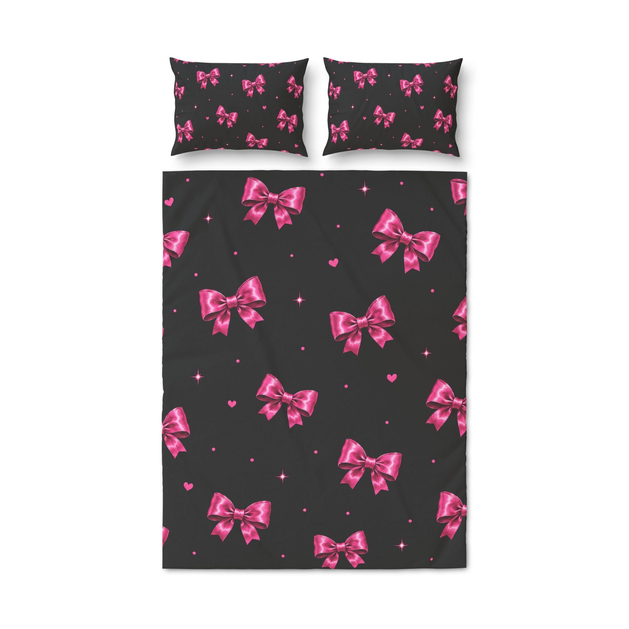 Bow Babe 3pc Quilt Cover Set