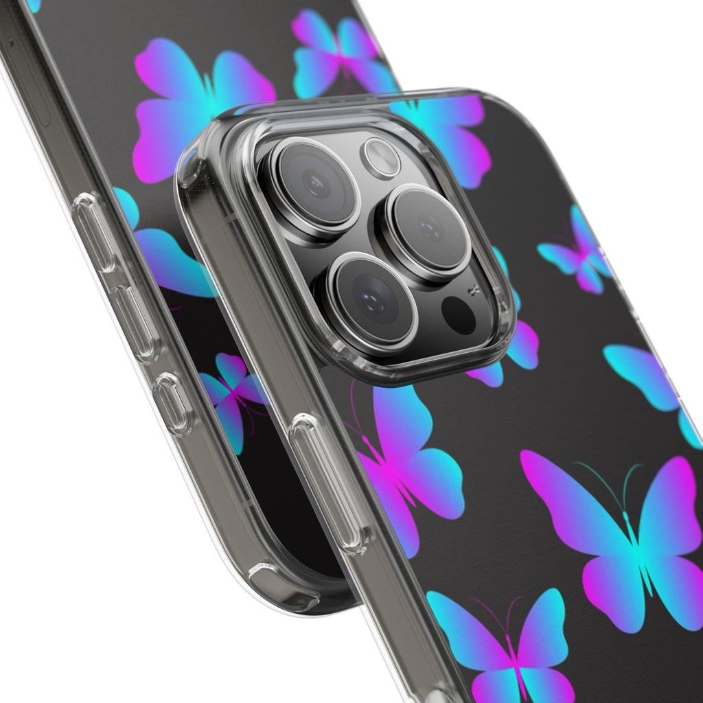 Butterfly Ombre Impact-Resistant Phone Case