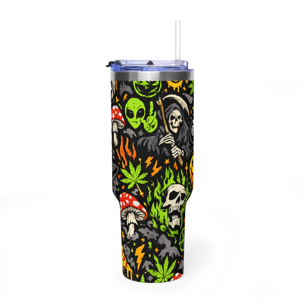 Skull Static 40oz Vacuum Insulated Tumbler