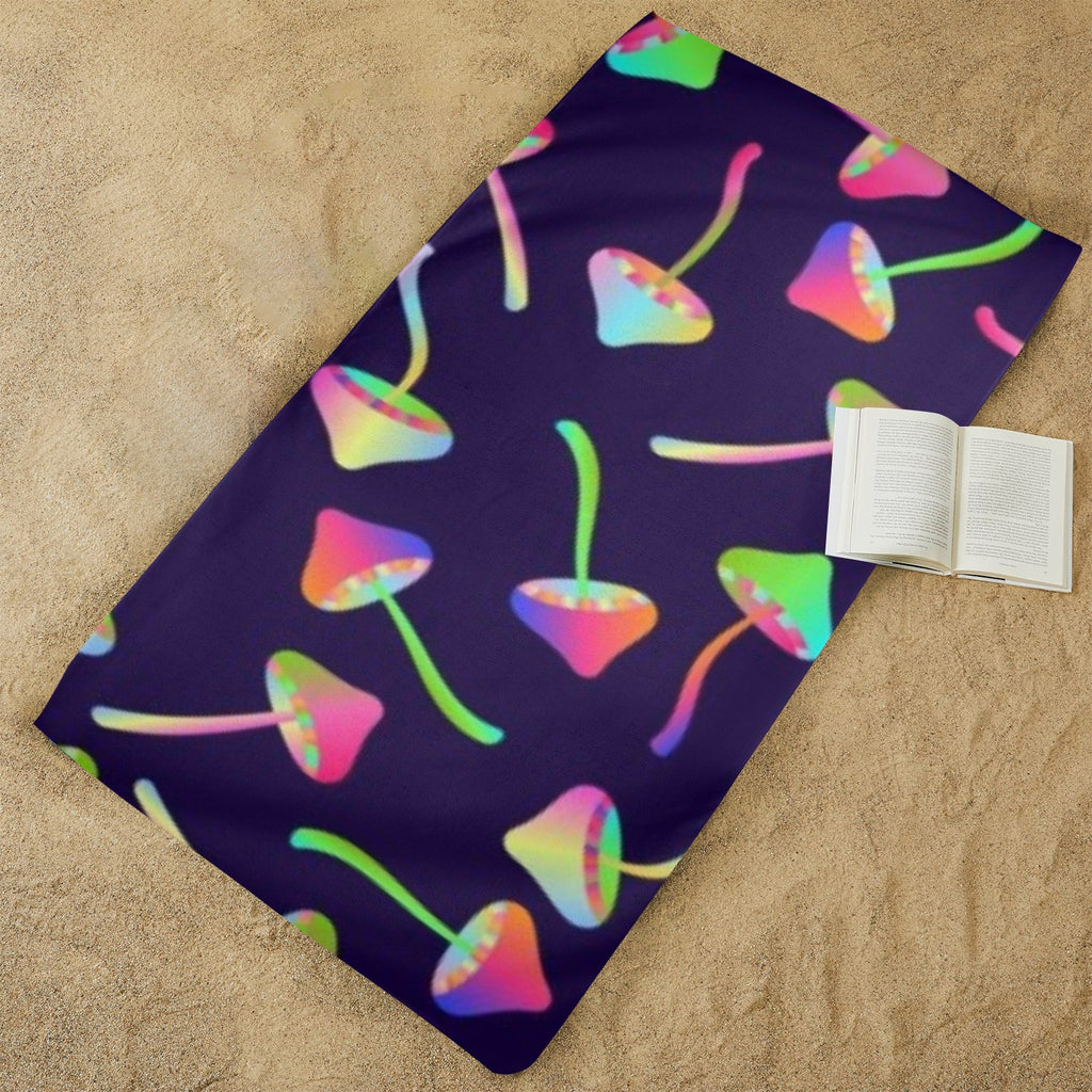 Trippy Mushrooms Towel