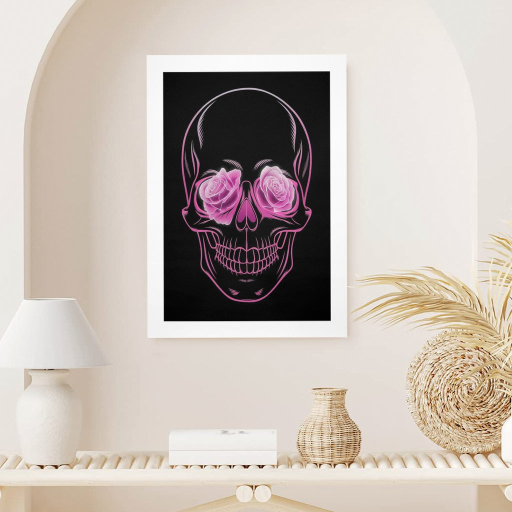 Skull Bloom Art Print 12"x18"