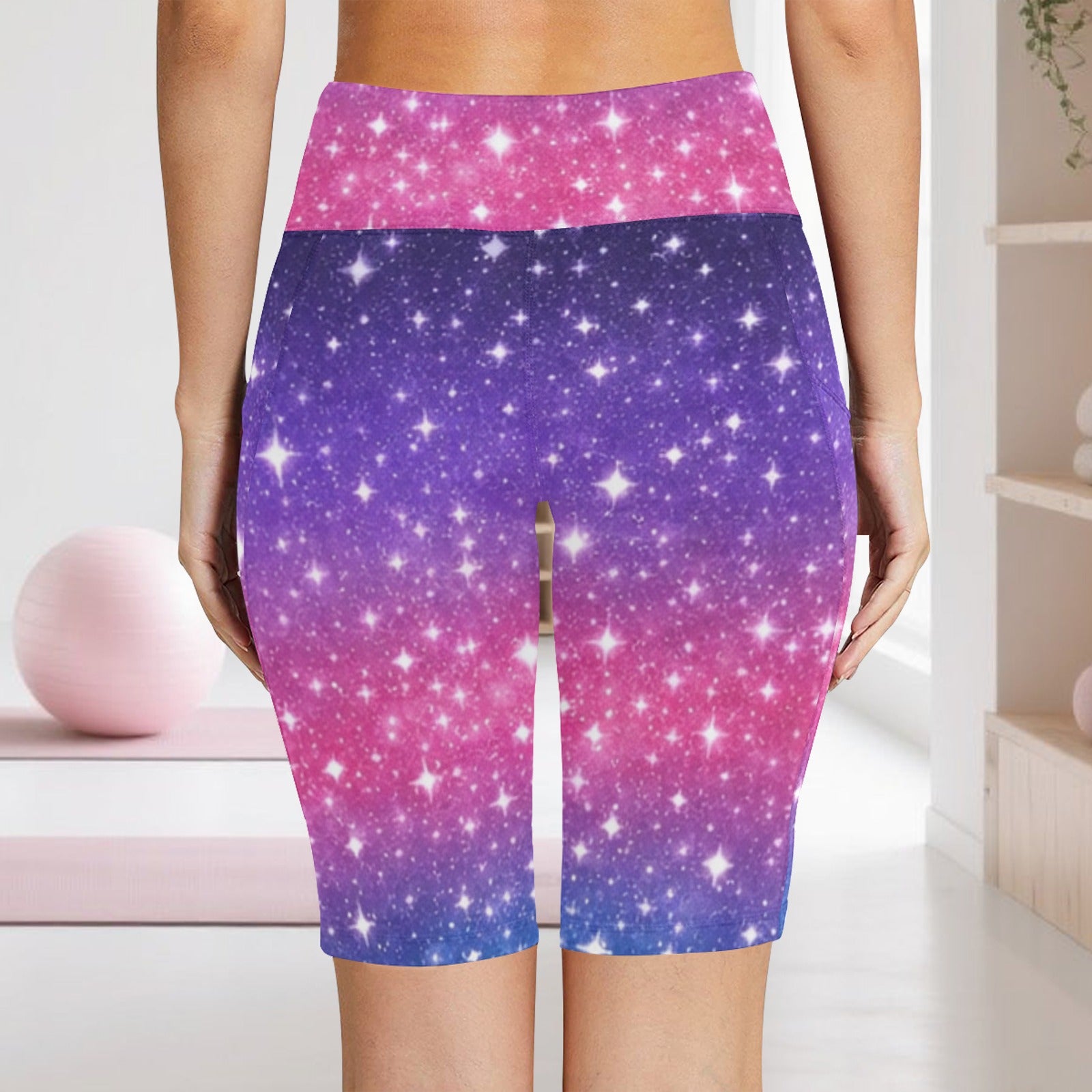 Cosmic Fade Biker Shorts