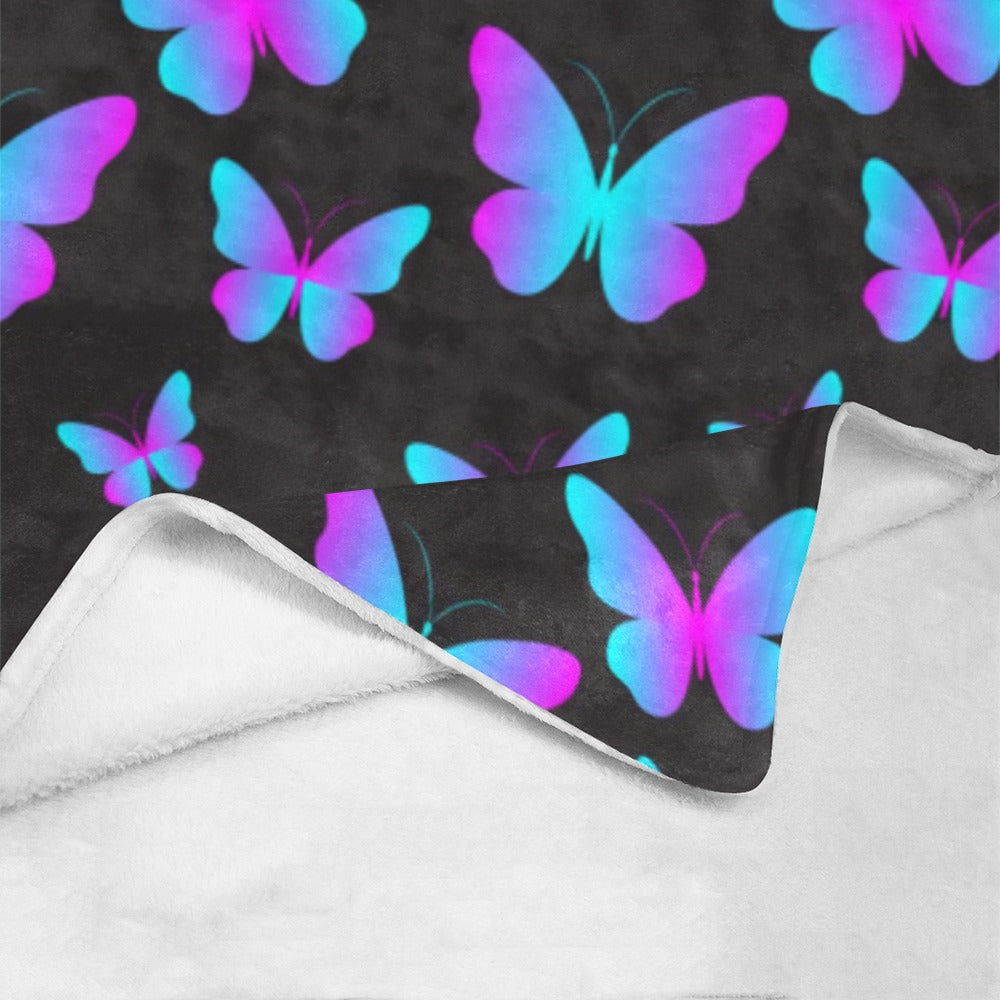 Neon Flutter Fleece Blanket 54"x70"