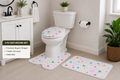 Neon Star Burst Three-Piece Bathroom Set